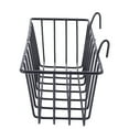 thumbnail image 4 of 4 Pack Wall Grid Panel Hanging Wire Basket,Grid Wall Storage Basket,Wall Mount Baskets Display Shelves for Kitchen,Home, 4 of 5