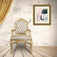 thumbnail image 3 of Wang, Melissa 26x32 Gold Ornate Wood Framed with Double Matting Museum Art Print Titled - Lumiere Rose I, 3 of 4