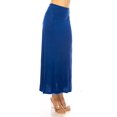 thumbnail image 3 of Women's Elegant High Waist Foldover Maxi Skirt, 3 of 6