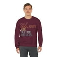 thumbnail image 5 of Tattoo artist Sweatshirt Gifts Crew Neck Shirt Long Sleeve Unisex, 5 of 5