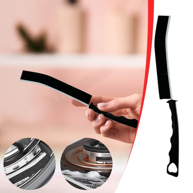 Fiudx Cepillo para Grietas, Herramienta de Limpieza con Mango Ergonómico, Cepillo Estrecho con Cerdas de Pet, Limpiador de Azulejos con Cabezal Angular, Ideal para Baño y Cocina, Esencial para Propie