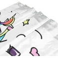 thumbnail image 3 of Coolnut Fantasy Dabbing Horse Unicorn Bath Shower Curtain Liners 60x72in 100% Polyester Waterproof Bath Curtain with Hooks, 3 of 6