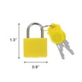 thumbnail image 6 of Trianu 6 Pcs Suitcase Small Locks with Keys Luggage Metal Padlocks for Outdoor Travel Suitcase Baggage Backpacks School Gym Lockers Computer Bags Filing Cabinets Toolbox, Multicolor, 6 of 6
