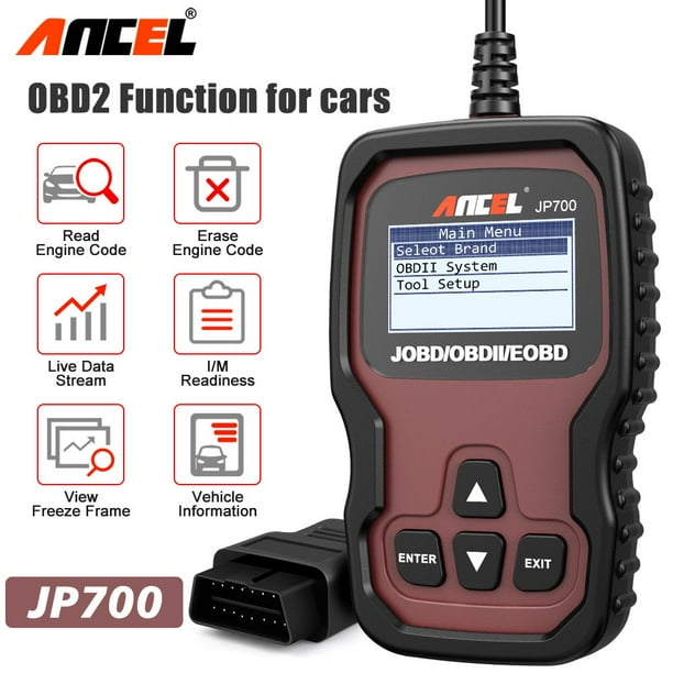 Ancel JP700 JOBD Car Scanner Fits for Toyota Honda Nissan Subaru Mazda