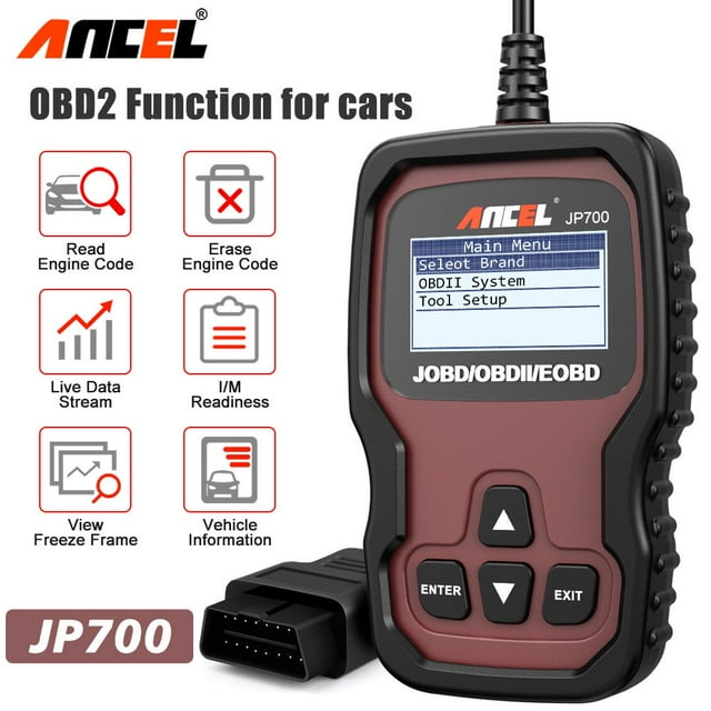 Ancel JP700 JOBD OBD Scanner Fits for Toyota Honda Nissan Subaru Mazda