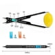 thumbnail image 3 of Botao Proportional Scale Divider Adjustable Scale Divider Tool Artist Drawing Ruler Tools(1pc, Black), 3 of 5