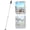 White, variant on Sliding Door Security Bar,Heavy Duty Sliding Patio Door Lock Bar, 20-50inch Adjustable Multi-use Window Security Bars, Sliding Door Stopper,White,1Pack