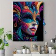 thumbnail image 4 of UXIEQU Masquerade Face Diamond Canvas Wall Art 15.75x11.81 Inches, 4 of 8