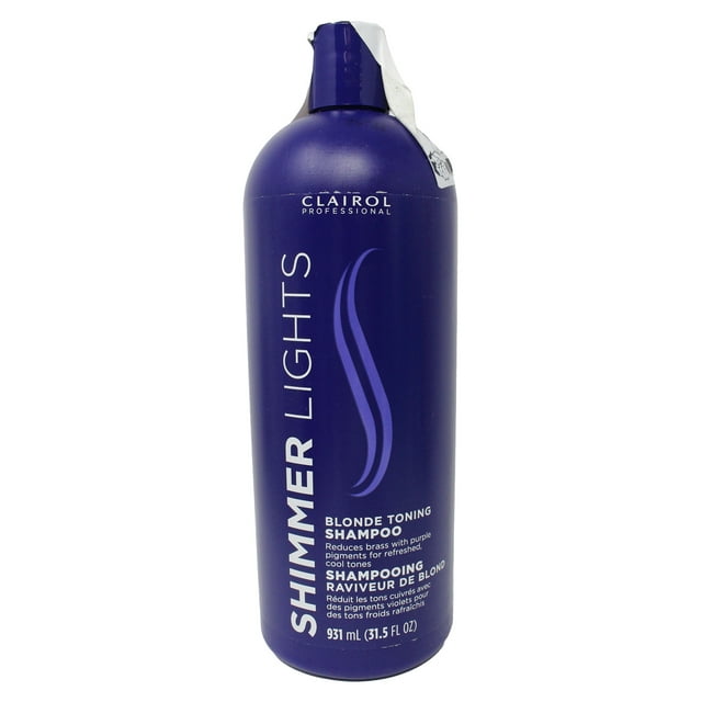 Clairol Professional Shimmer Lights Shampooing Tonifiant pour Blond 31,5 Onces