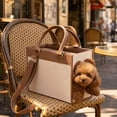 thumbnail image 3 of Portable Pet Carrier Bag, Shoulder Handheld Bag with Peek Window for Walks and Errands, Breathable Head Out Travel Tote for Small Dogs Cats, 3 of 5