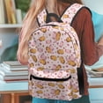 thumbnail image 5 of Psesaysky Capybara Axolotl Hearts Backpack Supplies Elementary School Bag for Teen Boys and Girls 17 Inch Large Capacity Book Bag for Travel, Hiking Rucksack, 5 of 7