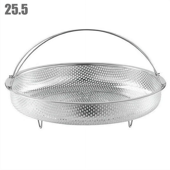 1 Pcs Stainless Steel Steamer with Handle, Vegetable Steamer Basket for Cooking, Food Steaming