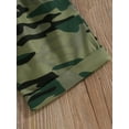 thumbnail image 6 of Toddler Baby Girl Summer Outfit 1-5T Daddy Mommy Girl Clothes Short Sleeve T-shirt Tops Camouflage Shorts Set 3PCS Outfits, 6 of 7