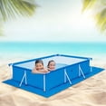 thumbnail image 4 of Tapete cuadrado para piscina - Tapete para piso de piscina - Tapete para piscina impermeable plegable - Protector de piso fácil de limpiar - Para piscina ER, 4 of 5