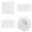 A 1PCS & B 1PCS & C 1PCS & D 1PCS, variant on COURAGEDG Fit LIGHT 'N' EASY S3101/S7326/S7338/S7339 Microfiber Steam Mop Cloth White Size 3PCS Cedar O Mop Handle Swifter Mop