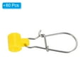 thumbnail image 3 of Uxcell Fishing Line Sinker Slider, with Duo Lock Snap Sinker Slider Weight Connector 6#, Yellow 60Pcs, 3 of 6
