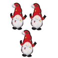 thumbnail image 6 of Holiday Dog Toy Santa Light Sewn Decals on Super Cute Soft Squeaker 11" Gifts (Five Santa Toys), 6 of 8