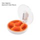 thumbnail image 5 of Matsuzay Pastillero Splitter Box ABS PC Reutilizable Acero inoxidable Slicer Tablet Divider Dormitorio Viaje de negocios Camping Estuche Herramientas Almacenamiento y organización del hogar Blanco Matsuzay HA028302-01, 5 of 6