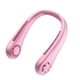 thumbnail image 1 of Abanico De Cuello Pequeño Mini ventilador deportivo sin aspas con carga USB de 1200 mAh para exteriores (rosa), 1 of 7