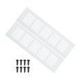thumbnail image 1 of Unique Bargains Couverture de Ventilation de Porte 9 x 2,4 Pouces, 2 Pcs Grille de Ventilation Robuste, 1 of 7