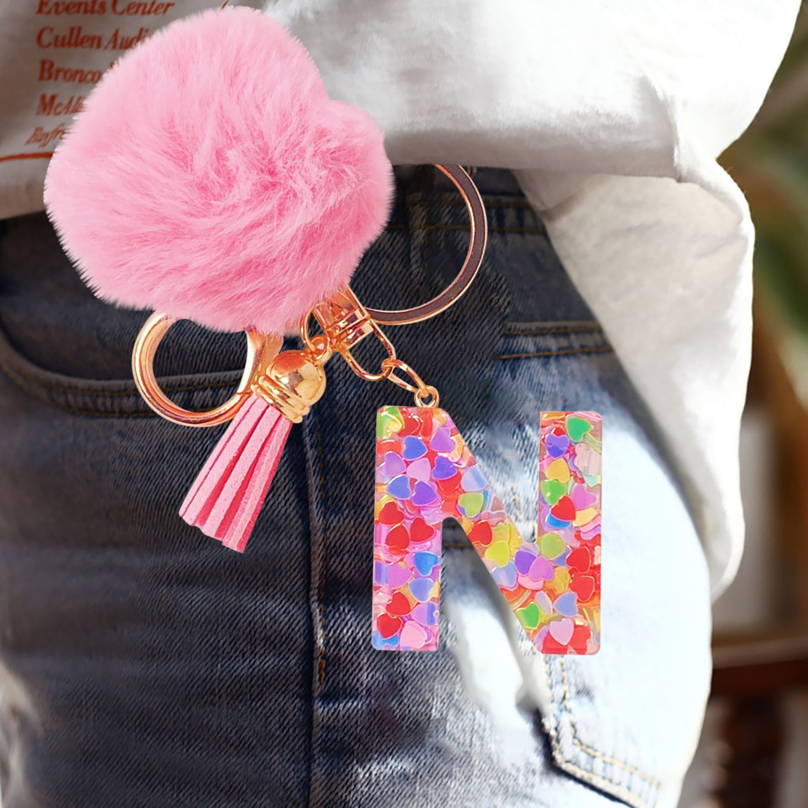 Double-Sided Square Key Chain - Walmart.com