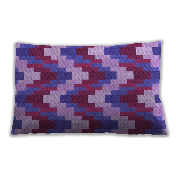 Ahgly Company Indoor Rectangular Contemporary Lumbar Throw Pillow, 13 inch by 19 inch