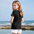 thumbnail image 3 of KyCheLot Kids Boys Girls T-Shirts Solid Color Round Neck Short Sleeve Tops Comfy Breathable Workout T-Shirts, 3 of 7