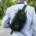 thumbnail image 5 of Clearance! Boovnll Crossbody Bag, Large Capacity Fashion Zipper Crossbody Bag Men Women Chest Pack, Purse, Sling Bag, Easy to Clean Dirt-Proof Water Proof for Hiking, Camping, Outdoor, Trip, Sling Bag, 5 of 6
