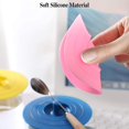 thumbnail image 5 of Fundas de silicona para tazas (juego de 4), tapas multicolores para tazas, tazas, teteras, fundas flexibles para tazas, tapas para tazas calientes para café y té oso de fresa Hogar, 5 of 5