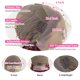 thumbnail image 3 of Pelucas con encaje en la parte delantera ZHUO JIA 99J Burgundy Deep Wave, 66 cm, 180 densidades, 3 of 7