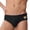 Black, variant on XDZJLR Swim Briefs Men Briefs For Swimming Beach Quick Drying Sports Briefs For Men Breathable Beachwear Black