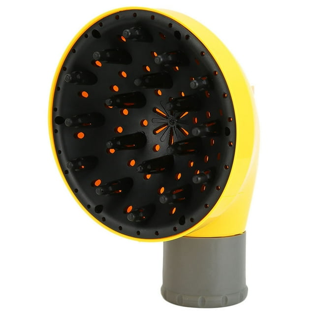 Durable 15.5cm Profession Hair Diffuser, Hair Dryer Diffuser, Wavy Hair Diffuser Blow Dryer Hair Diffuser Styling Curly Hair Shaping Yellow