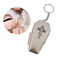 thumbnail image 2 of Necvior Fashion Metal Coffin Keychain with Intricate Details Openable Pendant Neckalce, 2 of 11