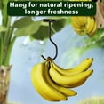 thumbnail image 2 of NIFFGAFF 2-Pack Self Adhesive Banana Hook, Metal Banana Hanger Hook,Under Cabinet Hook For Bananas Or Kitchen Items, Foldable Banana Hook, Keep Bananas Fresh, Black, 2 of 7