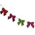 thumbnail image 2 of Temps des vacances PL TT 6 FT BOW GARLAND Décoration intérieure, 2 of 5
