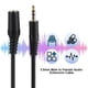 thumbnail image 5 of Cable de audio, macho de 3,5 mm a hembra Cable de extensión de audio Jack Cable auxiliar Construcción robusta Jadeshay A, 5 of 8