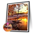thumbnail image 1 of Cuadros Decorativos 5D DIY puesta de sol nieve completo cuadrado diamante pintura imagen pared decoración Rhinestone Ehuebsd Nuevos Originales, 1 of 9