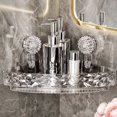 thumbnail image 3 of sunsanly Suction Cup Corner Wall Shelf Storage Rack Strong Load-bearing Large Capacity Easy to Install Heavy-Duty Shower Organizer Shelf, 3 of 8