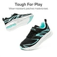 thumbnail image 5 of BURUDANI Boys&Girls Lightweight Sneakers with Hook and Loop Breathable Kids Running Shoes, 5 of 6