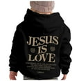 thumbnail image 5 of Child Hoodies Christian Sweatshirt Long Sleeve Graphic Hoodies Comfy Loose Pullover Top Winter Sweatshirts Boys Outfits Size 7-8 Years, 5 of 9