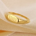 thumbnail image 3 of PAMTIER Women's Stainless Steel Minimalist Personalized Number 11:11 Ring Gold Size 8, 3 of 5