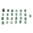 thumbnail image 5 of Juego de 25 uds de piedras rúnicas talladas a mano, Aventurina verde pulida, alfabeto portátil grabado para personas mayores para profesionales principiantes, 5 of 5