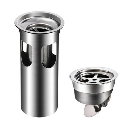 

Shower Sink Drain Cover Plug Hair Catcher Anti-Clog Stainless Floor Drain Filter