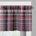 thumbnail image 5 of Ambesonne Plaid Valance & Curtain, Retro English Classical, 55"x30", Multicolor, 5 of 6