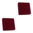 thumbnail image 1 of Guardoinrt Stylish Velvet Gift Box Display Case for Pearl Necklace Presentation of Jewelry Red Inner Heart Type 11 2Set, 1 of 6