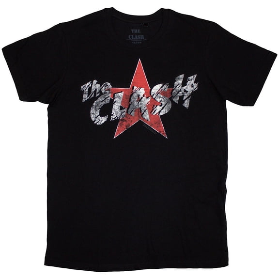 The Clash Unisex T-Shirt Star Logo (Black)