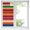 Red, variant on Window Privacy Film Mexican Style Stained Glass Window Film Decorative Sun Block Window Cover Colorful Mexico Stripes Ombre Blue Window Clings Static Adhesive Sticker for Bathroom 23.6"x78.7"