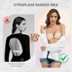 thumbnail image 5 of Bra Cmojsk sin tirantes, adhesivo y push-up, 2 pares, negro y beige, 5 of 7