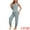 Blue, variant on DARING DIVA Women's Pajamas Loungewear Knit V Neck Tank Tops with Pants Set Grey XS