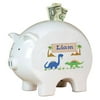 My Bambino Asymmetrical Pig Piggy Banks & Money Jars White/Blue